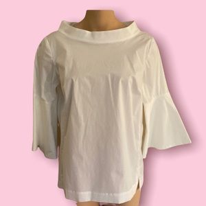 Sara Campbell portrait collar top